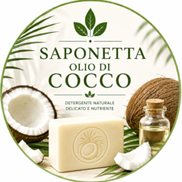 SAPONETTE NATURALI A BASE DI OLIO DI COCCO