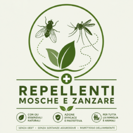 LINEA REPELLENTI MOSCHE E ZANZARE